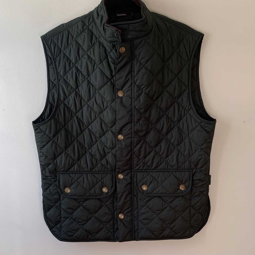 Barbour women’s XL olive green gilet vest